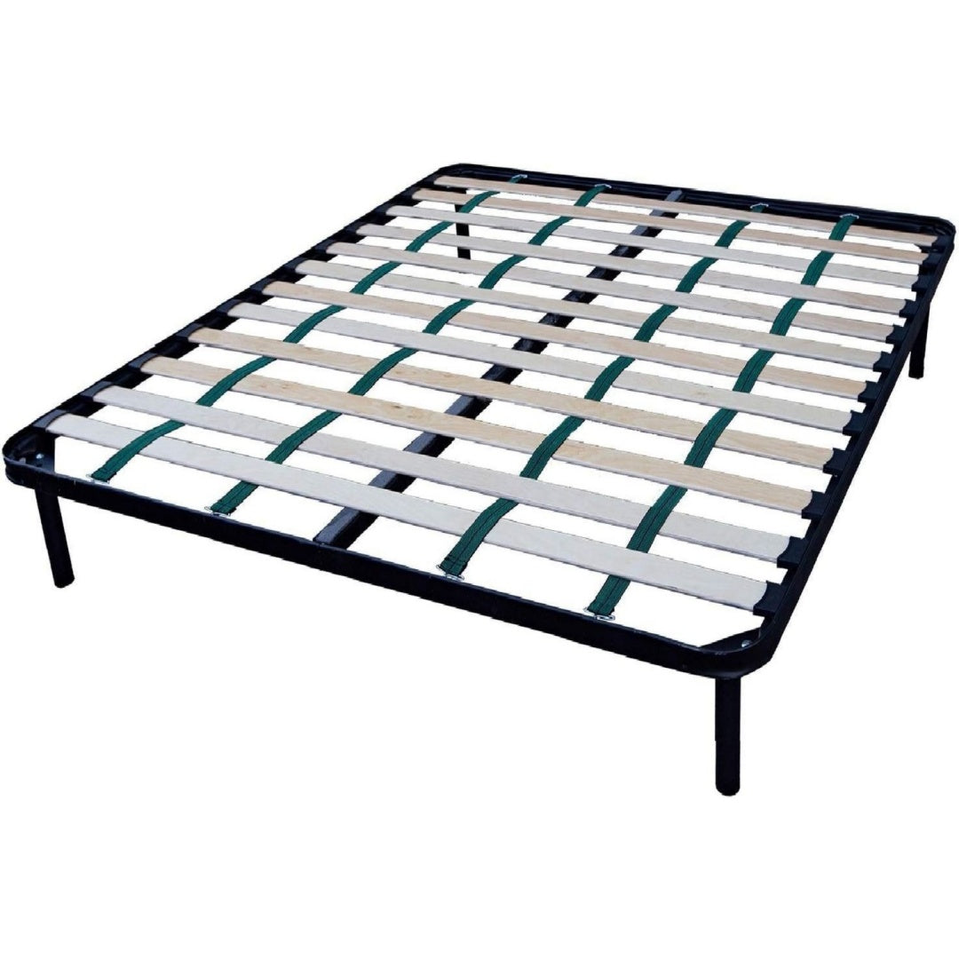 basi a doghe legno per letto doppio