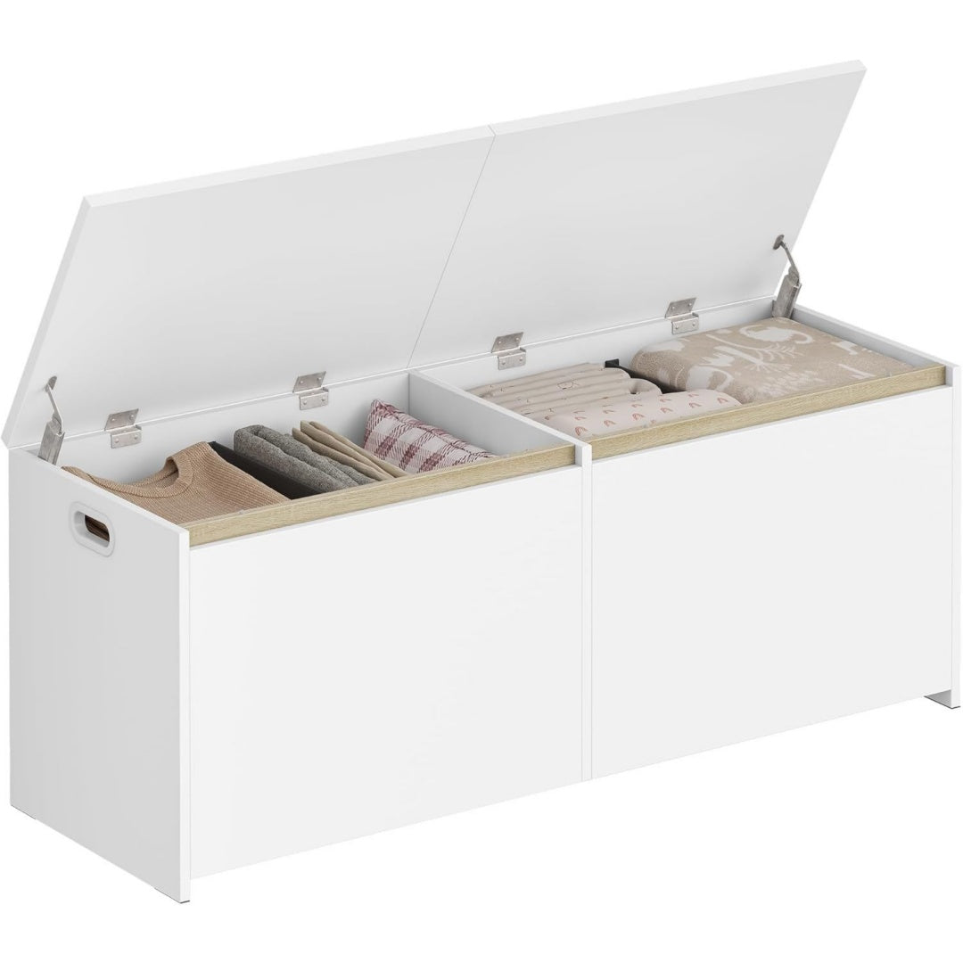 panche contenitore bianco per letto