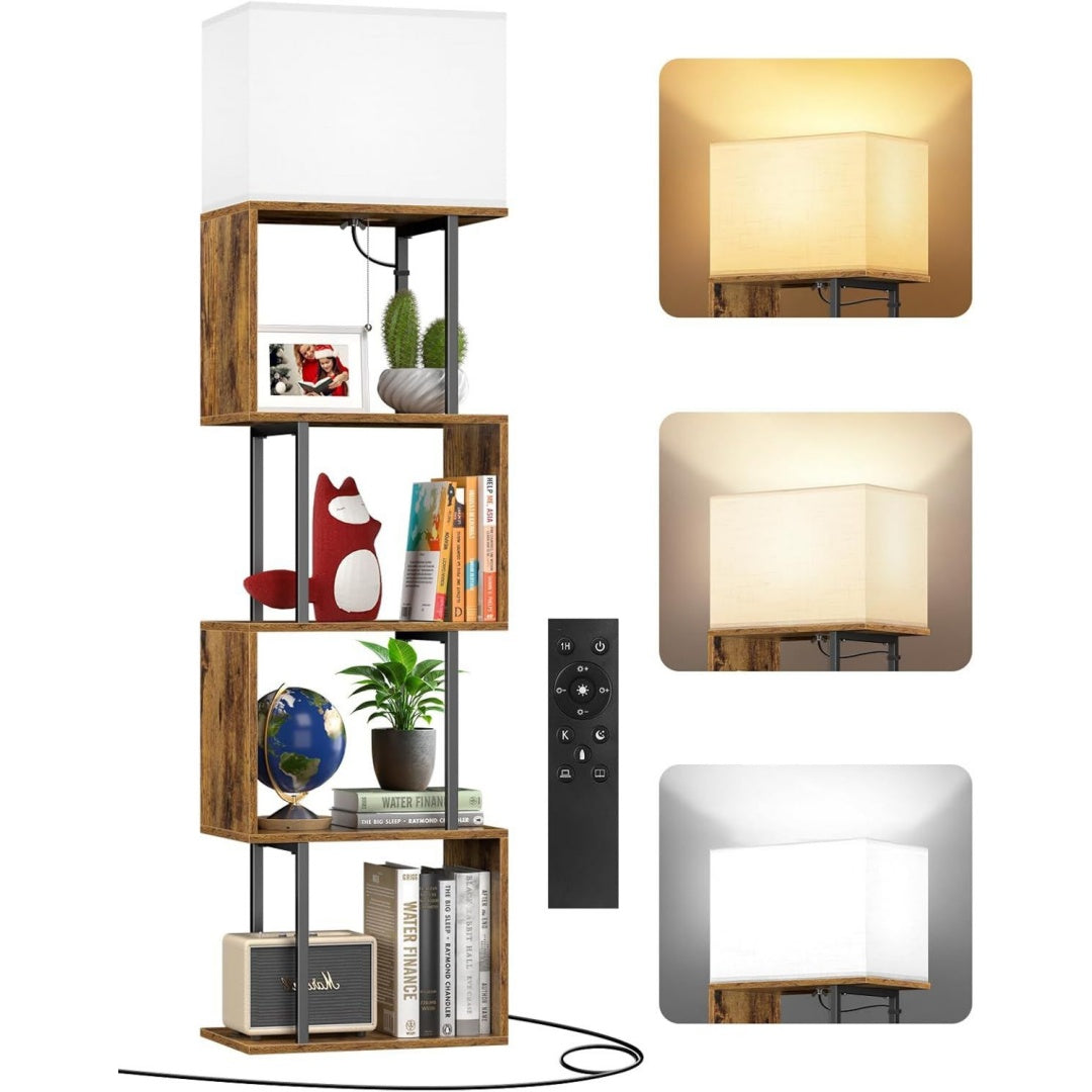 librerie bianco regolabile illuminato a led