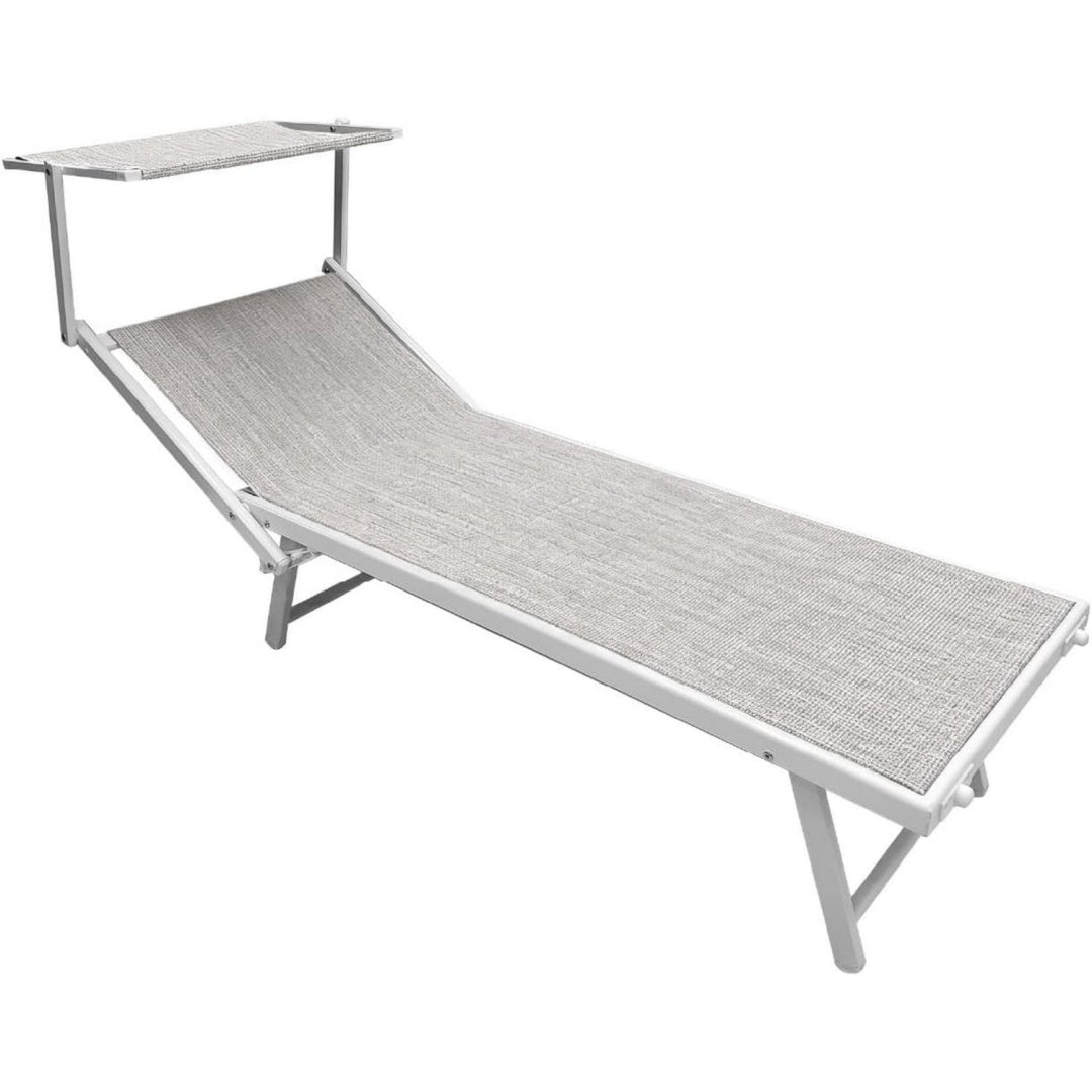 lettini grigio tessuto tecnico resistente pieghevole