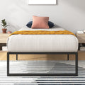 strutture letto nero per 5