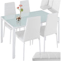 set sala da pranzo bianco per resistente 2